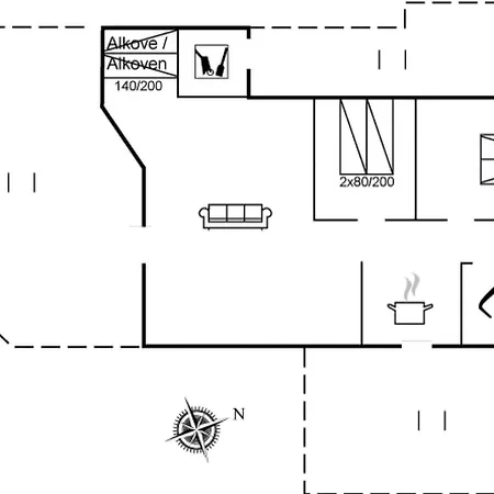 Tonna - 1km From The Sea By Interhome Дом отдыха *
